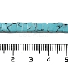 Synthetic Turquoise Beads Strands G-Z045-A24-01-5