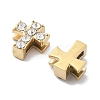 PVD Vacuum Plating 304 Stainless Steel Crystal Rhinestone Beads SATS-R130-02G-02-2