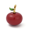 Enamel Plastic Pendants KK-G526-21G-02-1