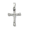 304 Stainless Steel Pendants X-STAS-F336-18P-02-1