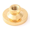 Golden Tone Round Wax Seal Brass Stamp Heads AJEW-S087-01G-16-3