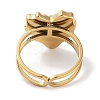 Ion Plating(IP) 304 Stainless Steel Ring RJEW-B059-04G-03-3