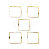 Brass Beads Frames KK-M288-01G-E-1