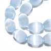 Dyed Natural Selenite Beads Strands G-T138-233D-3