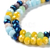Glass Beads Strands EGLA-A034-M6mm-32-3