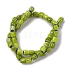 Handmade Lampwork Chevron Beads Strands X-LAMP-K041-01B-26-3