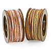 2 Rolls 2 Colors Segment Dyed Round Polyester Twisted Cords OCOR-TA0003-59C-2