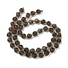Natural Ice Obsidian Beads Strands G-K387-A09-01-4
