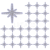 80Pcs Computerized Embroidery Cloth Iron on/Sew on Patches DIY-HY0003-08A-1