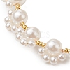 Acrylic Pearl Braided Bead Bracelets BJEW-JB110100-3