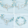 60Pcs Tibetan Style Alloy Toggle Clasps FIND-SP0001-23AS-6