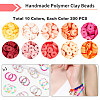 Handmade Polymer Clay Beads CLAY-PH0001-31E-03-4
