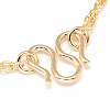 Brass Chains Necklace Making MAK-Q012-05G-3