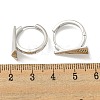 Brass Hoop Earrings EJEW-L211-007P-3