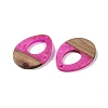 Resin & Wood Pendants WOOD-F015-17D-2