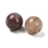 Natural Violet Strawberry Quartz Sphere Beads G-G290-07A-2