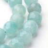 Natural Amazonite Beads Strands G-J376-17-10mm-1
