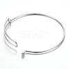 Tarnish Resistant Adjustable 304 Stainless Steel Expandable Bangle Making BJEW-G515-03P-3