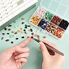 144G 8 Style Natural & Synthetic Gemstone Beads G-NB0002-62-3