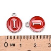Platinum Plated Alloy Enamel Charms LS-ENAM-S118-03I-P-3