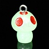 Spray Painted Luminous Resin Pendants RESI-A017-05C-1