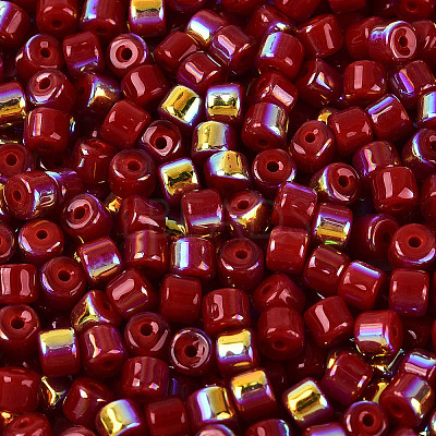 FGB Opaque Colours Glass Seed Beads SEED-Q040-07A-A04-1