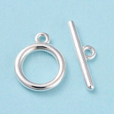 Eco-friendly Brass Toggle Clasps X-KK-D082-14S-1