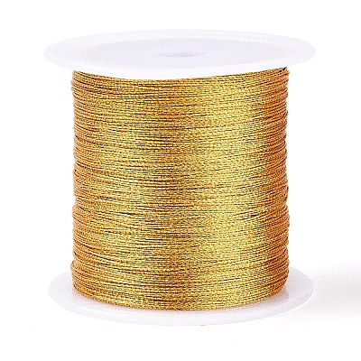 100M 3-Ply Round PET Metallic Thread MCOR-T003-01A-1