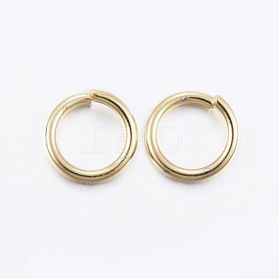 304 Stainless Steel Open Jump Rings STAS-L187-8x0.8mm-G-1
