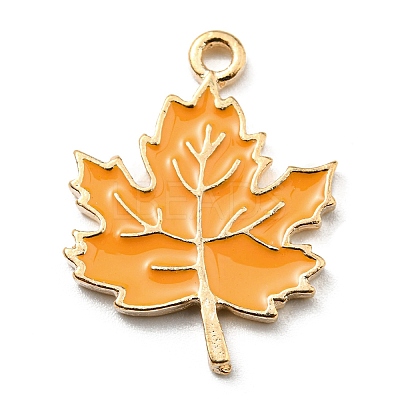 Thanksgiving Day Alloy Enamel Pendants ENAM-D060-01B-KCG-1