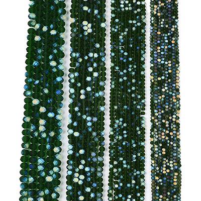 Transparent Glass Beads Strands EGLA-A044-T8mm-MB24-1