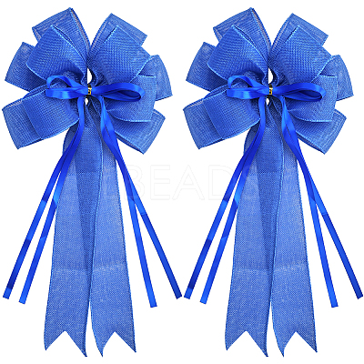 Polyester Big Bowknot FIND-WH0126-414H-1