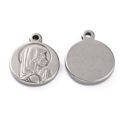 Non-Tarnish 304 Stainless Steel Pendants STAS-O143-04P-1