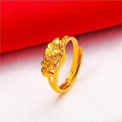 Alloy with Brass Finger Rings FS-WG26B4E-03-1
