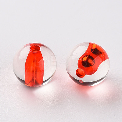 Transparent Acrylic Beads TACR-S154-01A-1