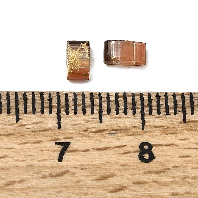 2-Hole Transparent Glass Seed Beads SEED-S023-30B-28-1