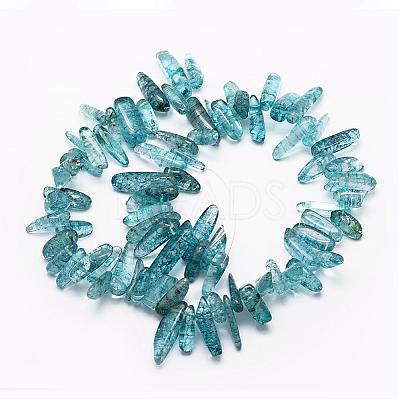 Natural Quartz Crystal Beads Strands G-F483-02-1
