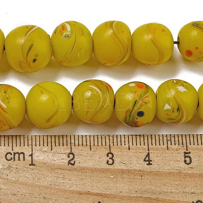 Handmade Lampwork Beads Strands BLOW-D006-07B-1