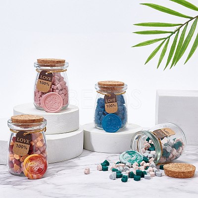 Sealing Wax Particles Kits for Retro Seal Stamp DIY-CP0003-60J-1