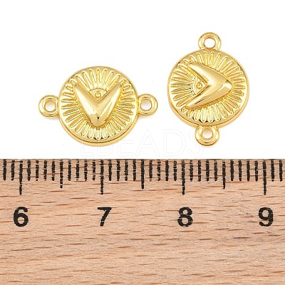 Brass Connector Charms KK-CBA57A9-03G-01-1
