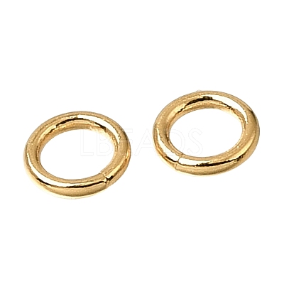Brass Open Jump Rings KK-CBA1A60-06A-G-1