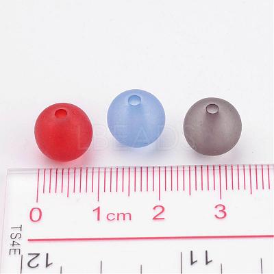 Transparent Acrylic Ball Beads FACR-R021-10mm-M-1