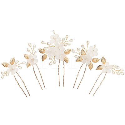 Acyrlic Hair Forks OHAR-WH20005-36G-1