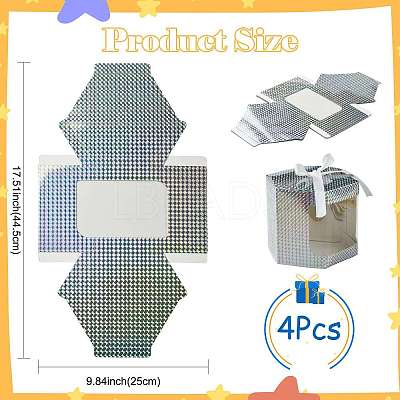 Hexagon Laser Window Paper Gift Boxes CON-FZC0002-001A-03-1