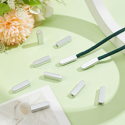 40Pcs Plastic Cord Ends FIND-NB0005-57-1