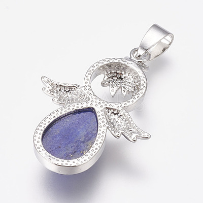 Natural Lapis Lazuli Pendants X-G-G651-A08-1
