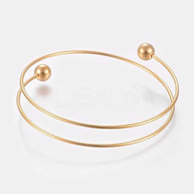 Ion Plating(IP) 304 Stainless Steel Bangles Making MAK-K019-01G-1