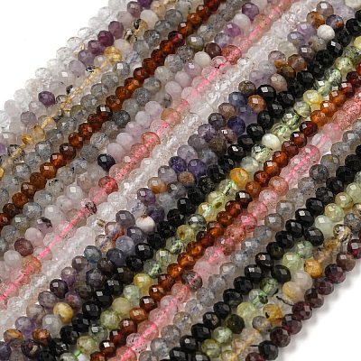 Natural Mixed Gemstone Beads Strands G-A097-C05-07-1