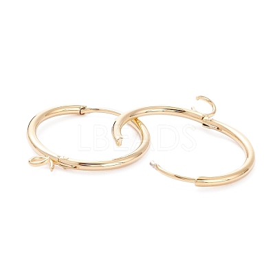 201 Stainless Steel Huggie Hoop Earring Findings STAS-P283-01N-G-1