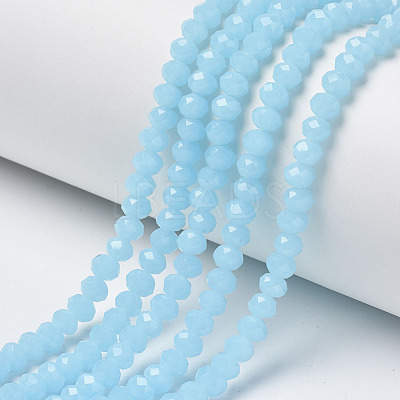 Glass Beads Strands EGLA-A034-J2mm-D04-1